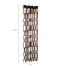Brown Floral Polyester 7 Ft Blackout Eyelet Door Curtains (Set of 2)