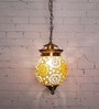 Acklom White Metal Hanging Light