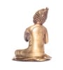 Gold Brass Buddha Resting Artifact