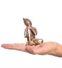 Gold Brass Buddha Resting Artifact