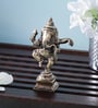Brown Brass Dancing Ganesha Idol