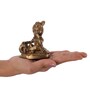 Brown Brass Finish Laddu Gopal Eating Makhan