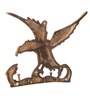 Brown Brass Key Holder