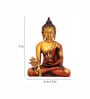 Brown Brass Mini Buddha Idol