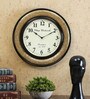 Brown Brass Classic Traditional Wall Clock