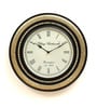 Brown Brass Edge Traditional Wall Clock