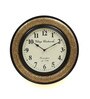 Brown Brass Classic Traditional Wall Clock