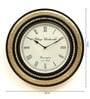 Brown Brass Edge Traditional Wall Clock