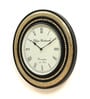 Brown Brass Edge Traditional Wall Clock