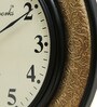 Brown Brass Classic Traditional Wall Clock