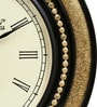 Brown Brass Edge Traditional Wall Clock
