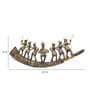 Brass Tribal Dancer Wall Art In Brown