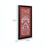 Brown Canvas Framed Ethnic Warli Art