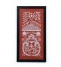 Brown Canvas Framed Ethnic Warli Art