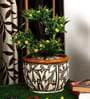 Brown Ceramic Phool Gamla Big Planter