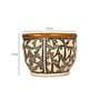 Brown Ceramic Phool Gamla Big Planter