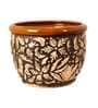 Brown Ceramic Small Phool Gamla Flower Pot