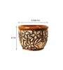 Brown Ceramic Small Phool Gamla Flower Pot