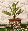 Brown Ceramic Small Phool Gamla Flower Pot