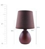 Brown Ceramic Table Lamp