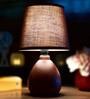 Brown Ceramic Table Lamp