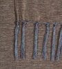 Brown Chenille Plain Solid Pattern 60 X 50 Inch Throw