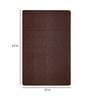 Brown Chenille Solid 63x55 inch Machine Tufted Throw