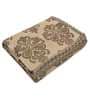 Brown Chenille Solid 63x55 inch Machine Tufted Throw