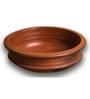 Multipurpose- Medium 2 Ltrs Brown Clay Cooking Pot