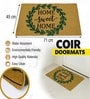 Brown Coir 27x17 Inches Anti Skid Door Mat