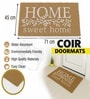 Brown Coir 27x17 Inches Anti Skid Door Mat