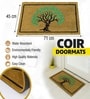 Brown Coir 27x17 Inches Anti Skid Door Mat