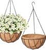 Brown Coir (Pack of 4) Hanging Basket Planter