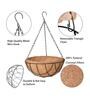 Brown Coir (Pack of 4) Hanging Basket Planter