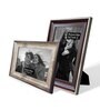 Brown Combo Set of 2 Table Photo Frames Wall Hanging