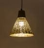 Brown Natural Fiber Single Hanging Lights