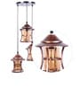 Braco Brown copper Cluster Hanging Light
