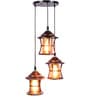 Braco Brown copper Cluster Hanging Light