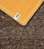 Brown Cosmos Microfiber Backing  4X6 Ft Floor Carpet