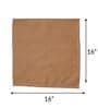 Brown Cotton  (16x 16 )Inch Table Napkins (Set of 6)