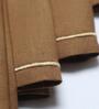 Brown Cotton  (16x 16 )Inch Table Napkins (Set of 6)