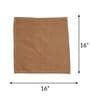 Brown Cotton  (16x 16 )Inch Table Napkins (Set of 6)