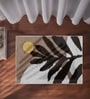 Brown Cotton 16X24 Inches Anti-Skid Bath Mat
