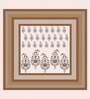 Brown Traditional 350 TC Cotton King Sized Bed Sheets with 2 Pillow Covers