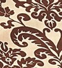 Floral Pattern Brown Cotton 90X60 Inch Table Cloth