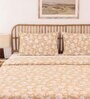 Brown Cotton Abstract 180 GSM Single Bed Dohar
