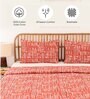 Brown Cotton Abstract 180 GSM Single Bed Dohar