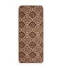 Brown Cotton 47 x 18 Inches Machine Made Floor Runner