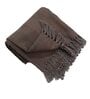 Brown Cotton Solid 60X44 Inches Reversible Throw