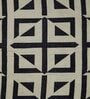 Brown Cotton Geometric 62X48 Inches Throw With Fringes